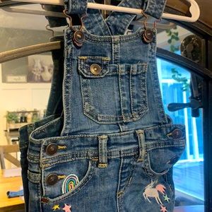 Wonder Nation Unicorn Overalls